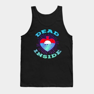 Dead Inside Blue Tank Top